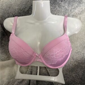 Maidenform Soft Pink Lace Bra Comfort Devotion
